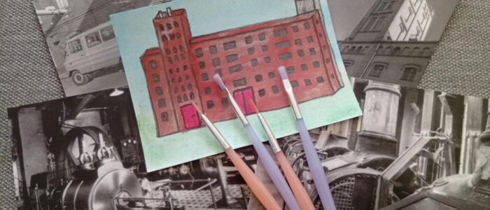 pocztówka z młyna__Młyn-Hilberta-Dzierżoniow